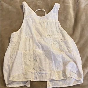 Boho Cream Patchwork Tank